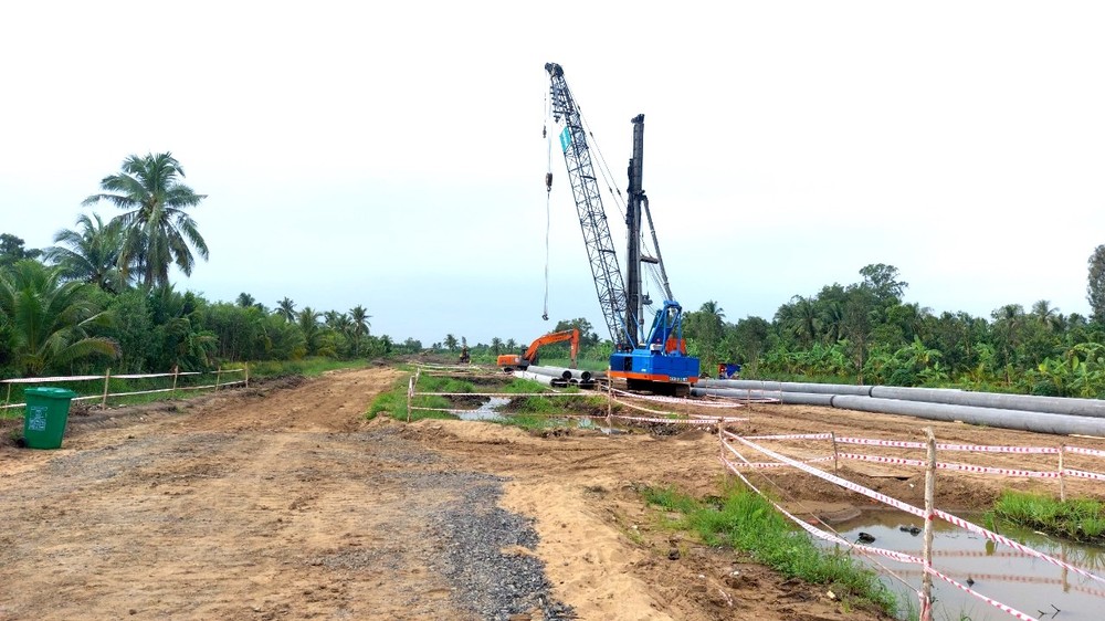 Cao tốc Châu Đốc - Cần Thơ - Sóc Trăng chậm tiến độ 2 Cao tốc Châu Đốc - Cần Thơ - Sóc Trăng chậm tiến độ