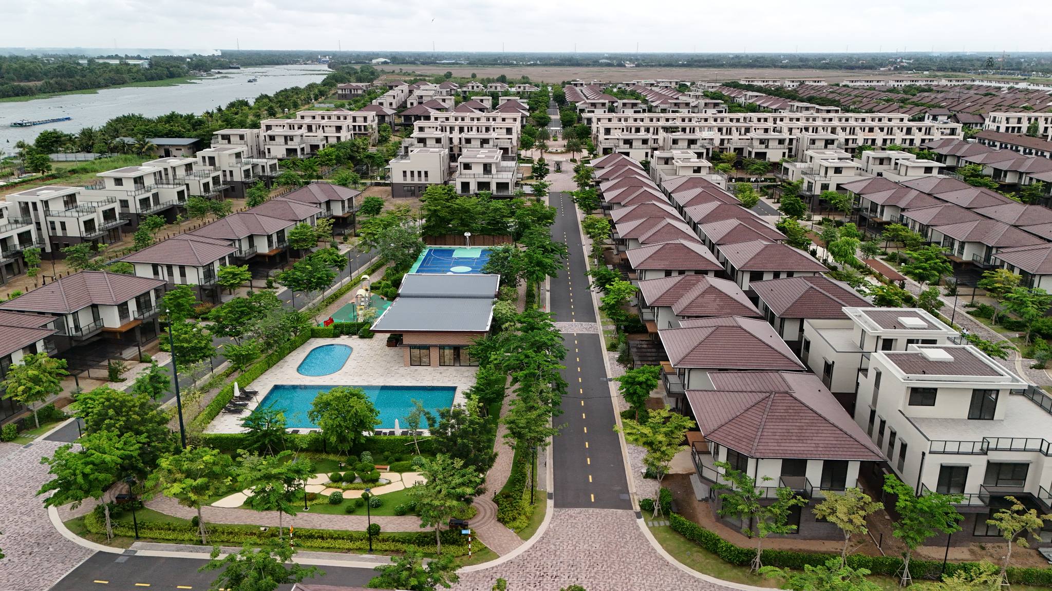 Bất động sản Long An hưởng lợi nhờ khu đô thị 1 Khu đô thị Waterpoint Bến Lức