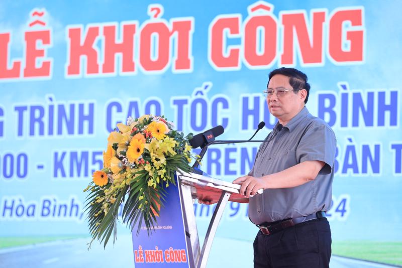 Khởi công tuyến cao tốc Hòa Bình - Mộc Châu 1 Khởi công tuyến cao tốc Hòa Bình - Mộc Châu