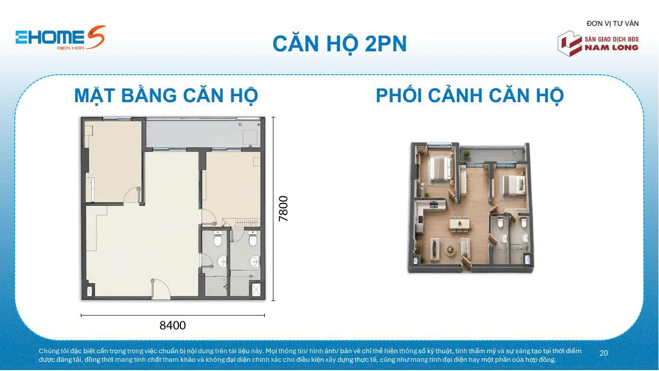 Ehome S bien hoa dong nai dt 60m2