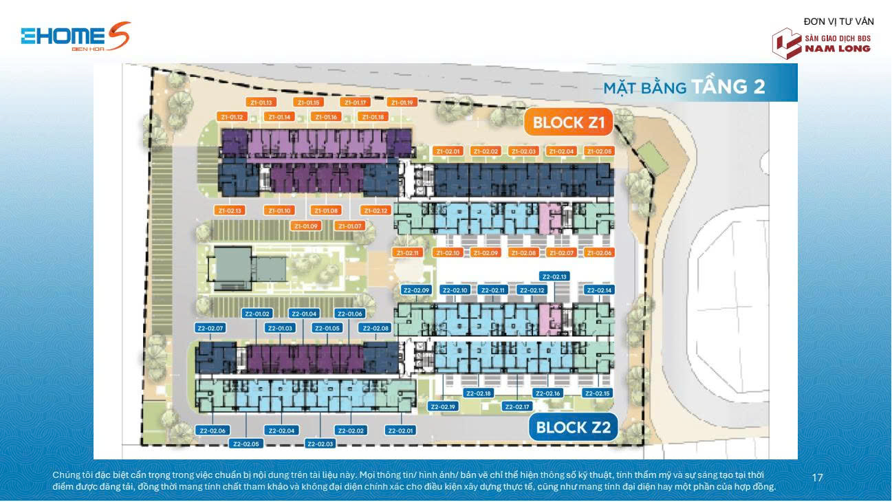 mat bang Ehome S bien hoa tang 2